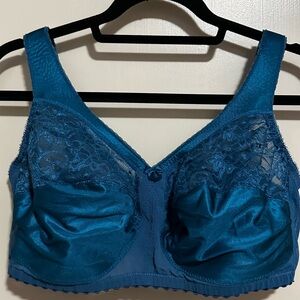 Glamorise Teal Lace Women's Bra
